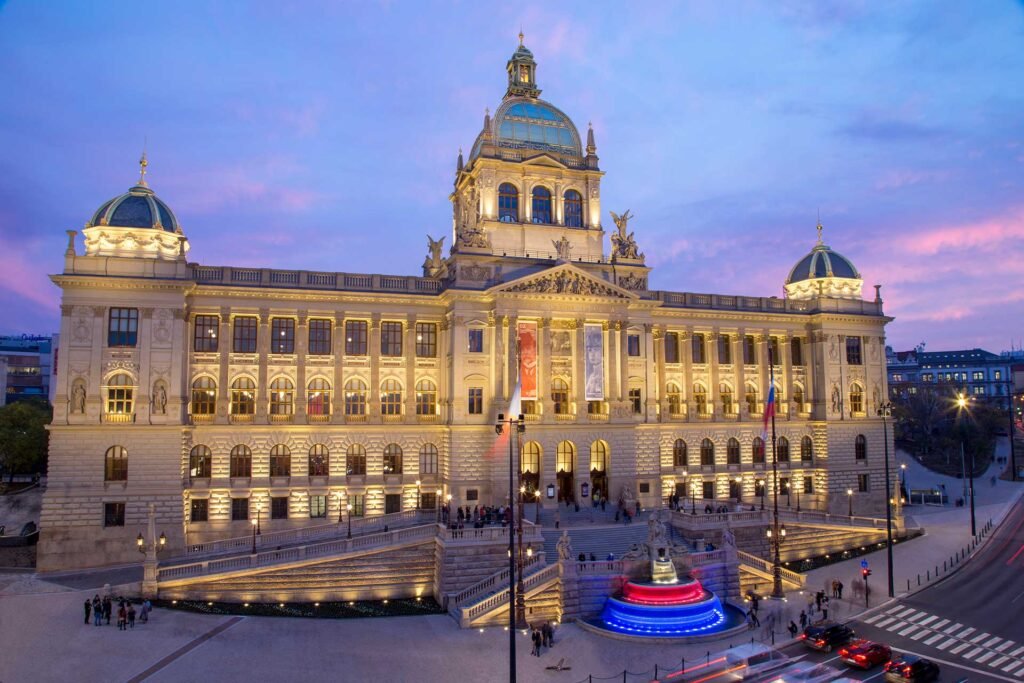 Accent architectural national museum prague czech republic omnistar schreder