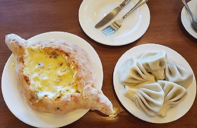 Khachapuri and Khinkali