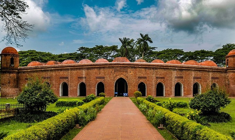 The Sixty Dome Mosque in Bagerhat